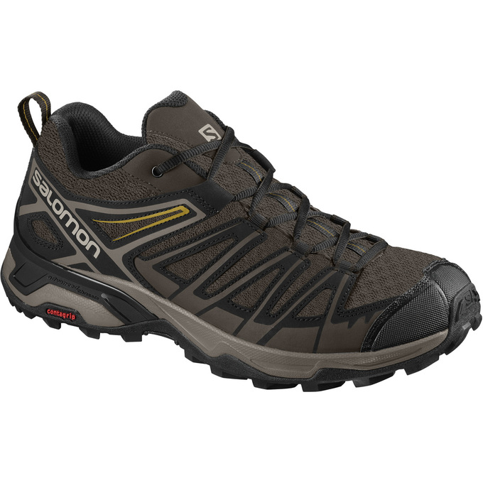 Salomon X ULTRA 3 PRIME Zapatillas Trekking Hombre - Chocolate / Negras - Colombia (72984-DHEZ)